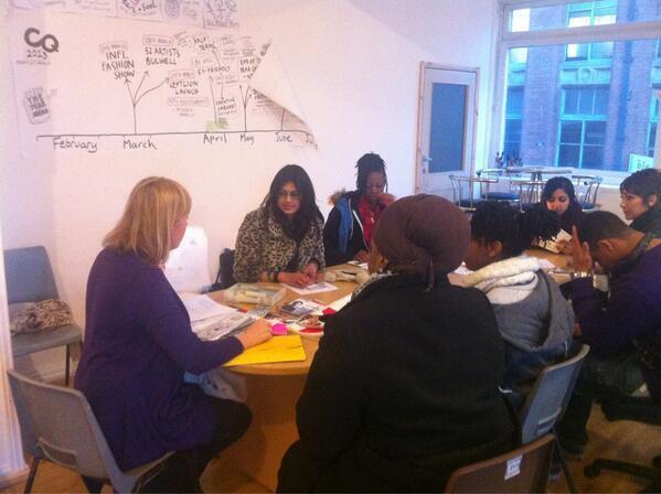 Mel running a training session